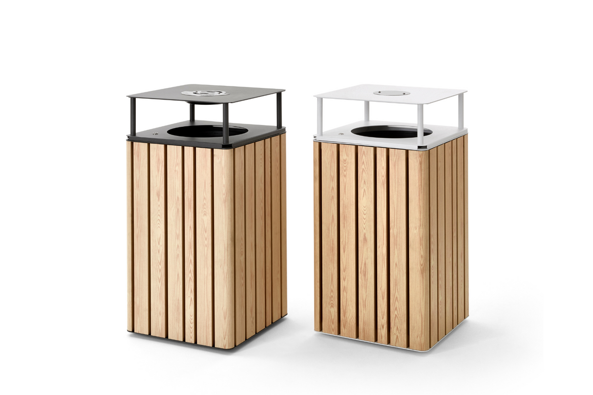 H24 Outdoor Big Litter Bins – Outerspace