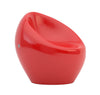 glossy red concrete armchair indoor outdoor street furniture