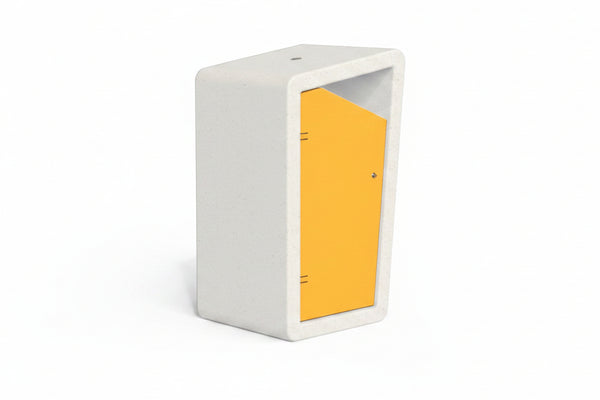 outdoor indoor litter bin stone terrazzo