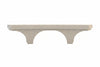 outdoor curved modular bench stone terrazzo 