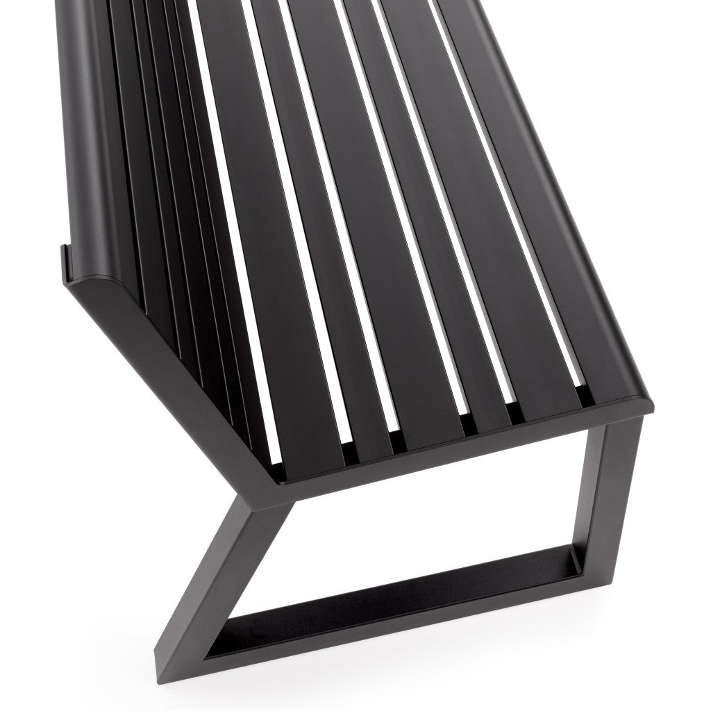 outdoor park bench seating metal
