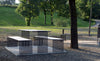 outdoor park furniture street furniture garden dining table bench seating