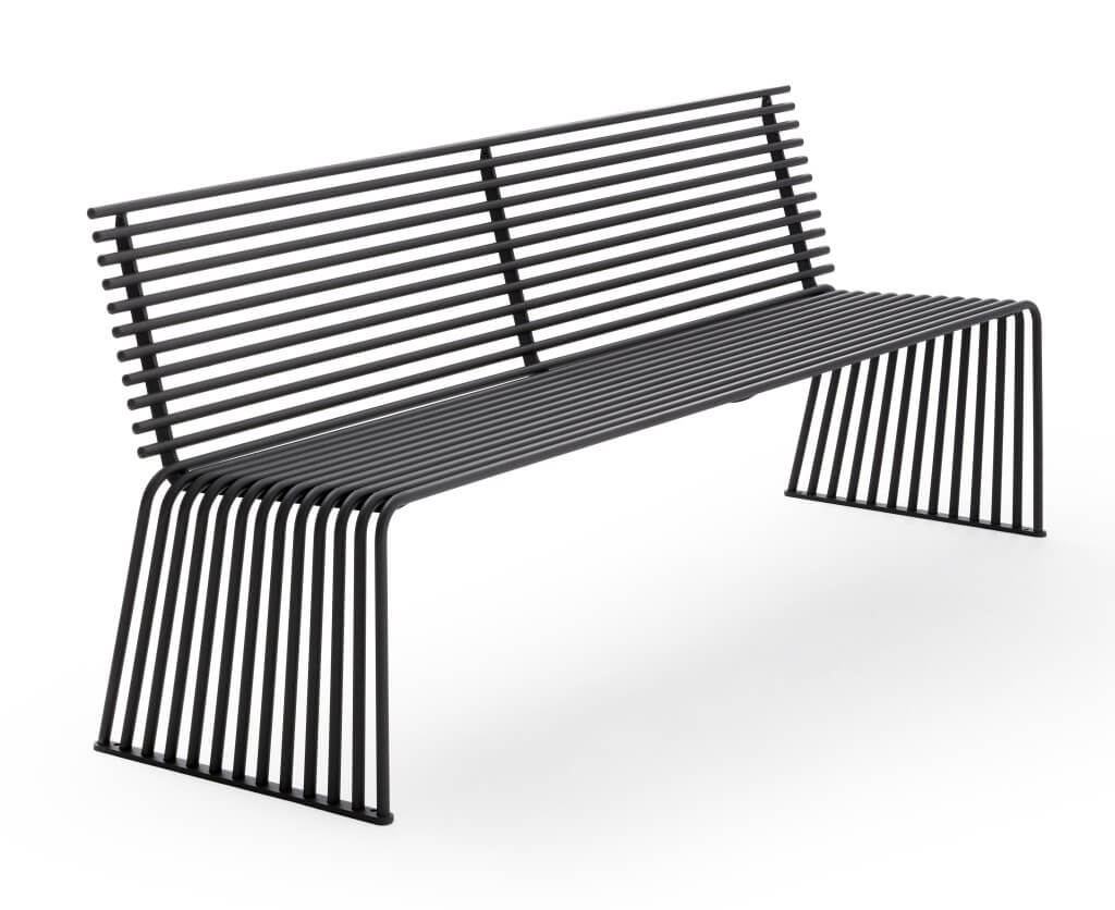 015 Outdoor Bench Seat With Backrest Outerspace