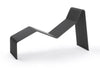 outdoor chaise lounge black metal tubes