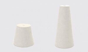 white granite marble stone cone shape bollard street furniture